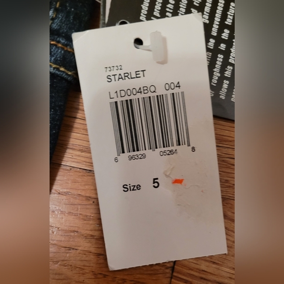 Vintage Y2K Baby Phat Dark Blue Jean Denim Mini Skirt- Size 5 (NWT) - Picture 7 of 13